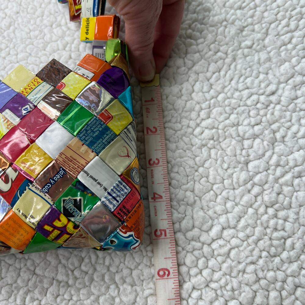 Candy Wrapper Shoulder Zip Handbag - image 8